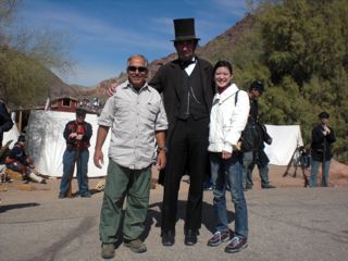 北部合衆国軍と当時の大統領アブラハム・リンカーン