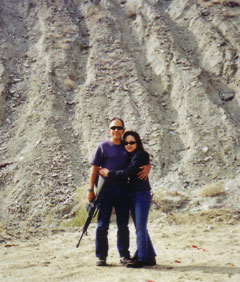 荒野での屋外射撃はワイルドウエスト体験