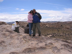 南カリフォルニア砂漠・荒野、岩山の上から眺める壮大な景色